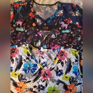 Women's scrub tops 3x